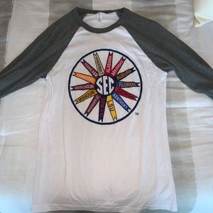 Bella+Canvas SEC shirt - 3/4 length